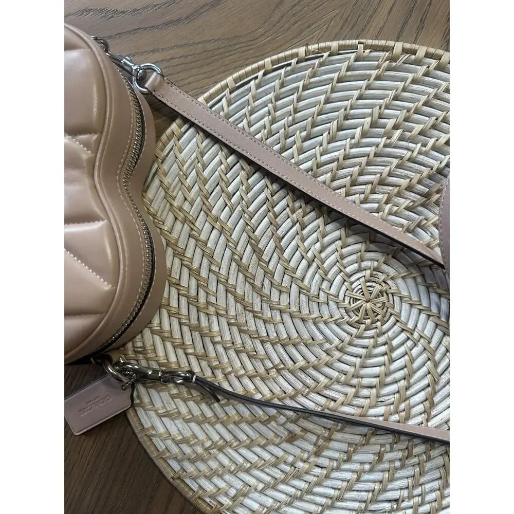 Coach Legacy Pebbled Leather Tote Bag Chalk White Gold Hardware NWT